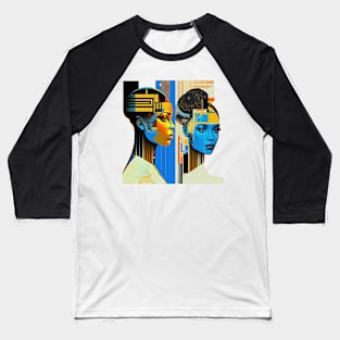 Klimt's Futuristic Vision Baseball T-Shirt